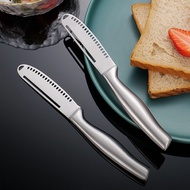 Stainless Steel Butter Knife Perforated Western Food Butter Knife Matte Tableware Cheese Cheese Spat