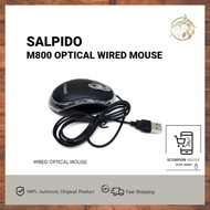 ☆ SALPIDO M800 800DPI Wired USB Corded 3D Optical Mouse ☆