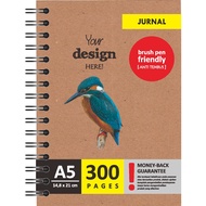 JOURNAL DIARY Custom VINTAGE Style A5 Softcover MAX Version Notebook A5 Journal