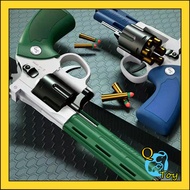 357 Model Revolver Plastic Gun Toy  Soft Bullet Gun Automatic Continuous Shooting Toy