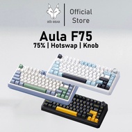 [HN - HCM EXPRESS] Aula F75 Mechanical Keyboard | RGB Led | Wireless 3 Modes | Hotswap 5 Pin TAIL CI