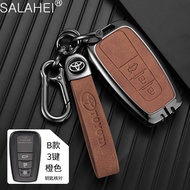 New Car Key Cover Case Holder Key Bag Shell Protector For Toyota Prius Camry Corolla CHR C-HR RAV4 Keychain Auto Accessories