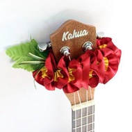 烏克麗麗配件 夏威夷熱帶花 緞帶 雞蛋花 烏克麗麗背帶