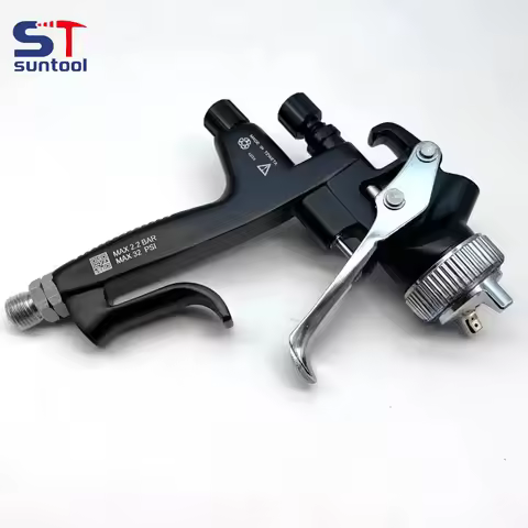 Suntool Spray Gun 1.3mm Stainless Steel Nozzle Atomization Car Painting 4000B 5000B 5500B HVLP Black