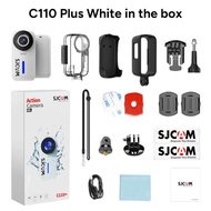 SJCAM C110 Plus Action Camera 4K Motorcycle Riding Recorder Vlog Night Vision 360 Camera Waterproof 
