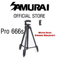 Samurai DSLR Professional Camera Tripod - Pro 666s