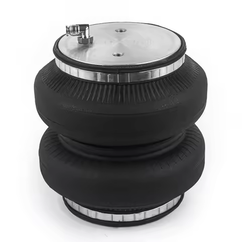 1PCS 2E7X2 Bag with 6MM quick fitting Air ride suspension Double Rubber air spring/bag shock absorbe