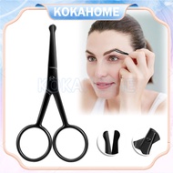 MATA Small Shaving Scissors Nose Hair Eyebrow Thread Blunt Tip Steel