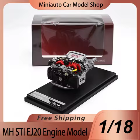 New In Stock Motorhelix Mh 1:18 Subaru Sti Ej20 Engine Model Mazda 13b Rew Rotary Engine Model Car T