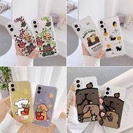 Four Corners Thickened Couple Cartoon Ghost Phone Case Google Google Pixel 8 7a 7 6a 5A 6 5 4 3A 3 2 XL pro Protective Case Protective Case