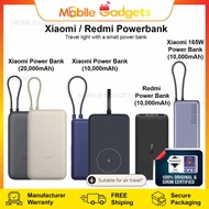 Xiaomi Powerbank  / 33W Powerbank /  Redmi Powerbank | 10000mAh / 20000mAh | Original New Set