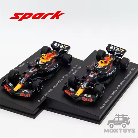 ** Preorder** Spark 1:64 F1 2023 Oracle RB Racing RB19 No.1 Max / No.11 S.Perez Diecast Model Car