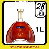 1L Martell XO Cognac 1 Liter w Gift Box