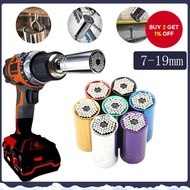 New Universal Socket Wrench Set 7-19mm Multifunctional Electric Tool Fast Ratchet Wrench