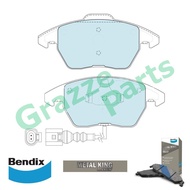 Bendix Metal King Titanium Disc Brake Pad Front for DB1849 Peugeot 308 3008