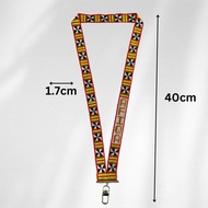 Lanyard Corak Bajau Samah Tali Penyandang Manik Czech Bead Motif Tradisional Sabah