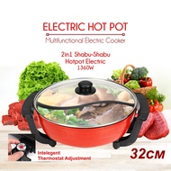 Sukiyaki Hotpot Pan with Two Electric Splits