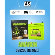 NS40 | 38B20L | NS40ZL Battery AMARON Car Battery - Myvi, Alza, Axia, Viva, Kancil, Bezza1.0L