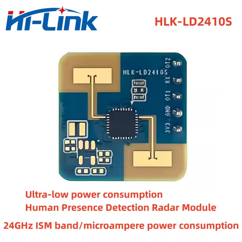 Hilink New 24G Human Presence Radar Module HLK-LD2410S Microampere Power Intelligent Induction Switc