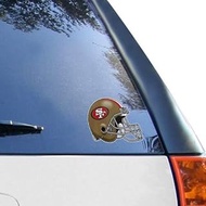 WinCraft San Francisco 49ers 4.5'' x 6'' Helmet Ultra Decal Cling