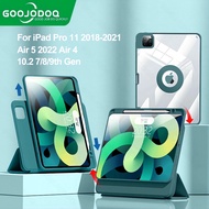 GOOJODOQ Upgraded tablet case 360 Degree Rotating ipad Case Smart strong magnetic stand For ipad pro