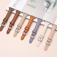 <PT>Hot Sale Thin Leather band For AP PLE Watch Strap Series 7 SE 6 5 4 3 2 1 Size 41mm 45mm 38mm 40