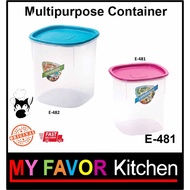 Elianware Multipurpose Container 6.5L 11.5L 17.5L big volume Food Storage E-481 E-482 E-483