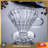 V60 Glass Dripper Coffee Filter Coffee Filter V60 Glass Cone Coffee Filt