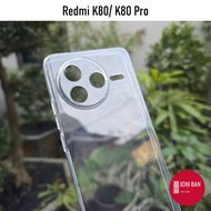 Redmi K80/ K80 Pro, K70/ K70 Pro, Redmi K70 Ultra/ K70E Transparent Case Silicone Camera Protection 