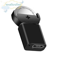 MALCOLM LIR2032 Battery Type-C Charger, Type-C with Cable Lithium Coin Charger, Opening Design Light