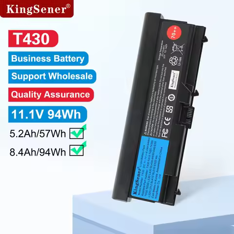 KingSener 94WH 57WH New Laptop Battery for Lenovo ThinkPad T430 T430I T530 T530I W530 SL430 SL530 L4