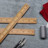 1 Meter Ruler Clothes Ruler Wooden Ruler Teaching Ruler One Meter Bamboo Ruler Tailor Ruler Measurin