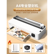 Deli Photo Laminator 3-in-1 Multi-Function with Paper Cutter Laminating Machine Intelligent a3a4Offi