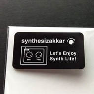 【シール】Let's Enjoy Synth Life シンセサイザッカー シール大　5枚セット