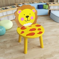 💘&amp;Kindergarten Children's Writing Table and Chair Primary School Students Solid Wood Stool Study Table Children's Chair