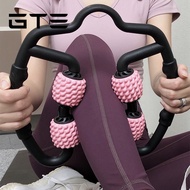 [Spot Free Shipping]GTE Unisex Sport Muscle Relaxation Roller Clip Hand Leg Massage Alat Urutan - Fu