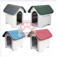 Waterproof Plastic Indoor / Outdoor Pet (Dog / Cat) House XDB403 MEDIUM - BLUE / GRAY / GREEN / RED