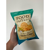 Food for Friends Nacho Chips Tortilla Gluten Free Halal Non GMO Crunchy with Guacamole Dips or Chees