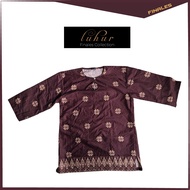 Kurta LUHUR Baju Rakyat Busana Lelaki Melayu Klasik Men Shirt Casual Quarter Sleeved Baju Raya Corak Pelikat Batik Kurta