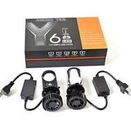 H4 Led Projector Car Motorcycle Mini Projector Y6D H4 50W Super Bright