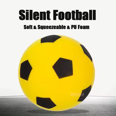 Silent Football Ball Dia.7/8/9inch Indoor Silent Foam Soccer Ball Mute Bouncing Ball Silent Basketba