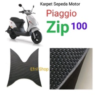 Karpet Sepeda Motor Piaggio Zip 100 Bahan Karet Motif