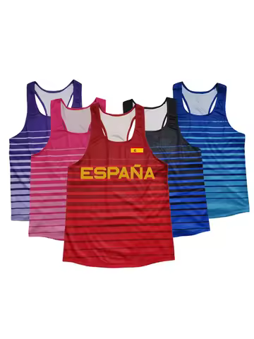 Brand Athletics Tank Top Track Field Singlet Mens Clothing Runnning Speed Fitness Shirt Guys Sleevel