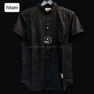 Kemeja Slimfit Pria Lengan Pendek Aboki Triple eight Brother Bros