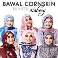 Tudung Bawal Cornskin Printed (Borong)