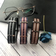 Omega Nylon Strap Original Strap with Omega 007 Men's Hippocampus 300 Speedmaster Canvas 20 Watch Ch