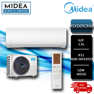 [Delivery by Seller] Midea 1.0hp R32 Xtreme Dura Air Conditioner Non Inverter Wall Mounted Split [MS