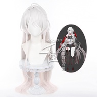 Misscoo HSR Acheron Cosplay Wig Honkai: Star Rail Long Straight Wig Purple Heat Resistant Synthetic 