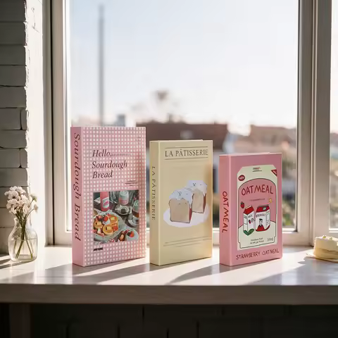 New 3Pcs Foldable Fashion Fake Books Decoration Designer Books Coffee Table Ornaments Club Hotel Roo