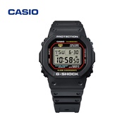 Casio DW-5600RL นาฬิกาผู้ชายแบบจำลองคลาสสิกสแควร์ขนาดเล็กแหล่งกำเนิดสินค้ากันกระแทกกีฬากันน้ำนาฬิกาอ